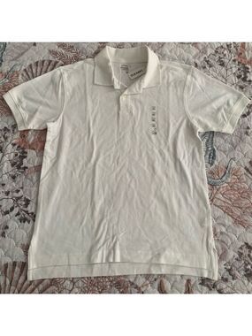 New Boys White Old Navy Polo Large 10-12
